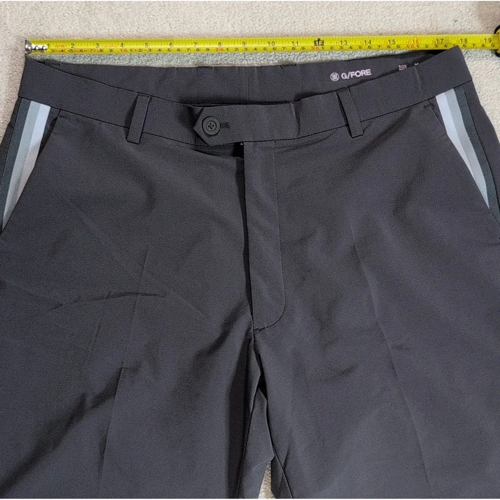 G/Fore Maverick Hybrid Golf Shorts Mens Size 36 Gray Stretch Performance